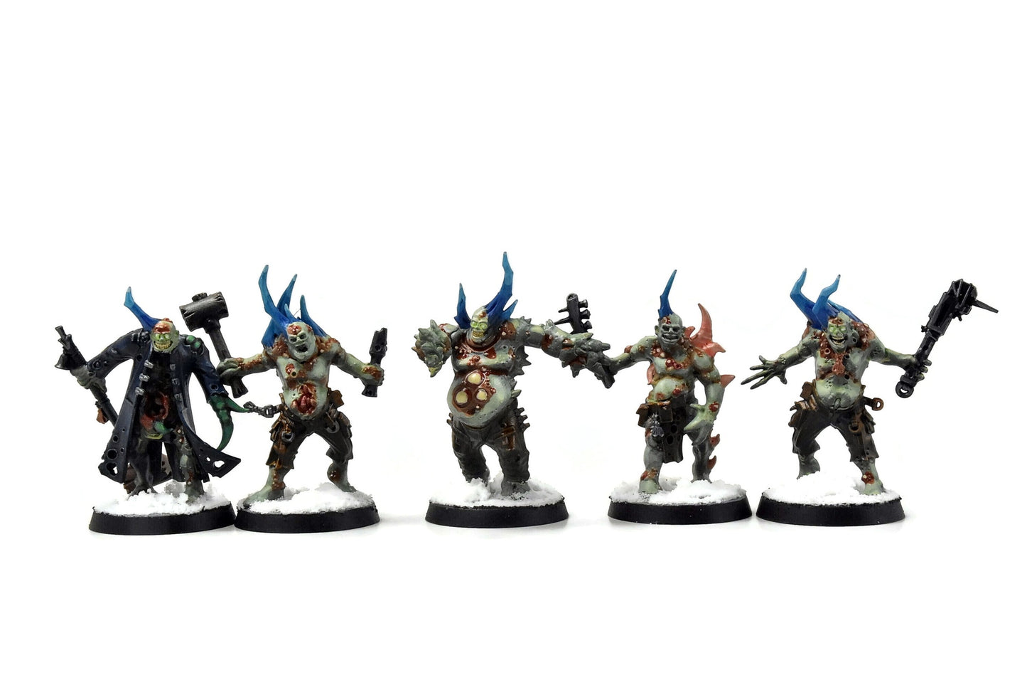 DEATH GUARD 10 Poxwalkers #4 PRO PAINTED 40K