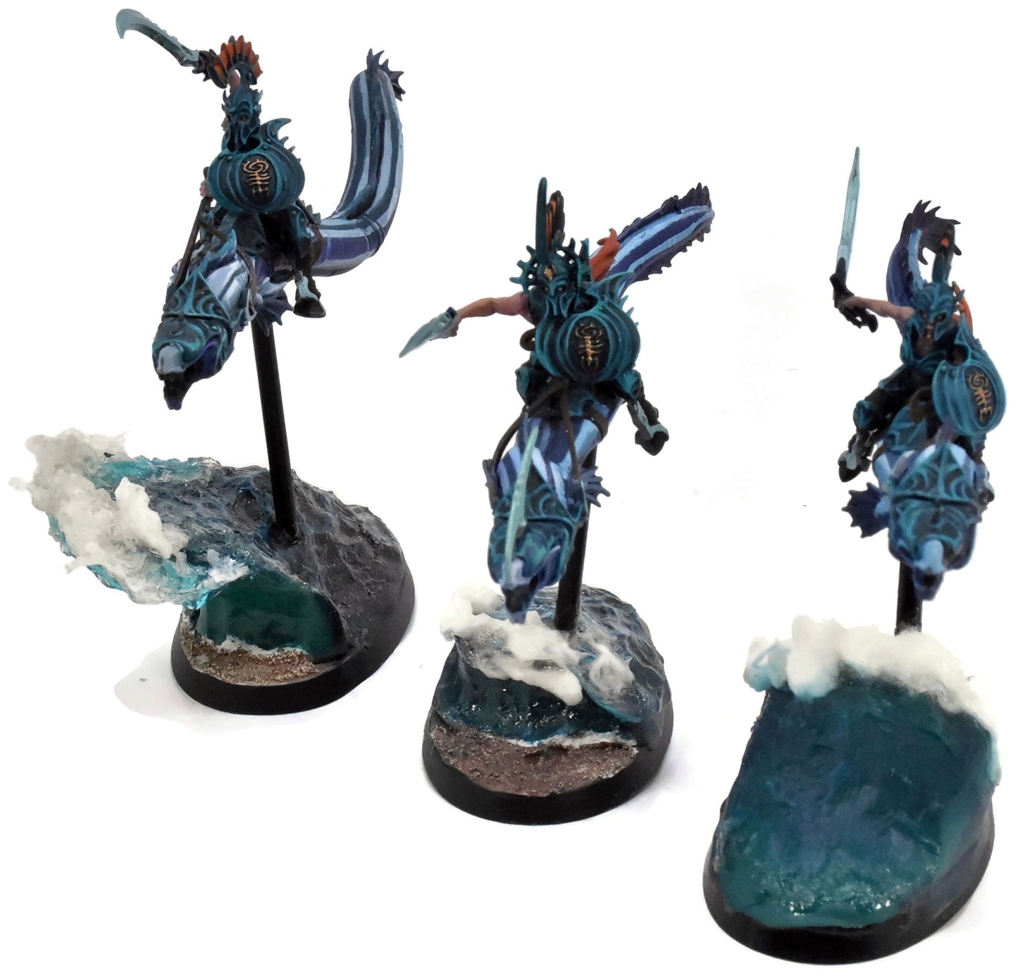 IDONETH DEEPKIN 3 Akhelian Guard #1 PRO PAINTED Warhammer Sigmar