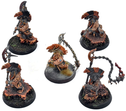 FYRESLAYERS 5 Hearthguard Berzerkers #2 WELL PAINTED Warhammer Sigmar