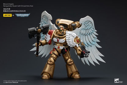 Sanguinary Guard with Encarmine Axe Blood Angels Joy Toy