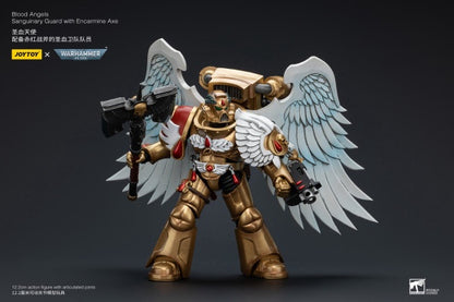 Sanguinary Guard with Encarmine Axe Blood Angels Joy Toy