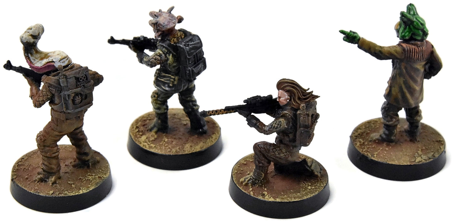 STAR WARS LEGION 4 Rebel Trooper Upgrade #1 PRO PAINTED rebel