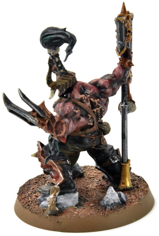 SLAVES TO DARKNESS Exalted Deathbringer with Ruinous Axe #1 PRO PAINTED