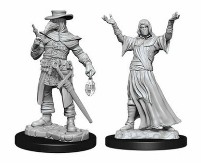 Wizkids Unpainted Minis Wv15 Plague Doctor/Cultist