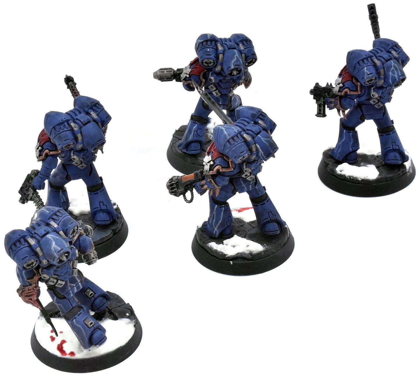 Horus Heresy 5 Assault Squad #1 WELL PAINTED The Horus Heresy Night Lords