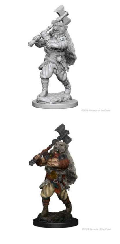 D&D Unpainted Minis Wv1 Human Male Barbarian
