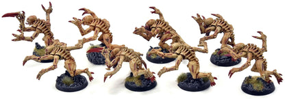 TYRANIDS 8 Genestealers #1 WELL PAINTED Warhammer 40K