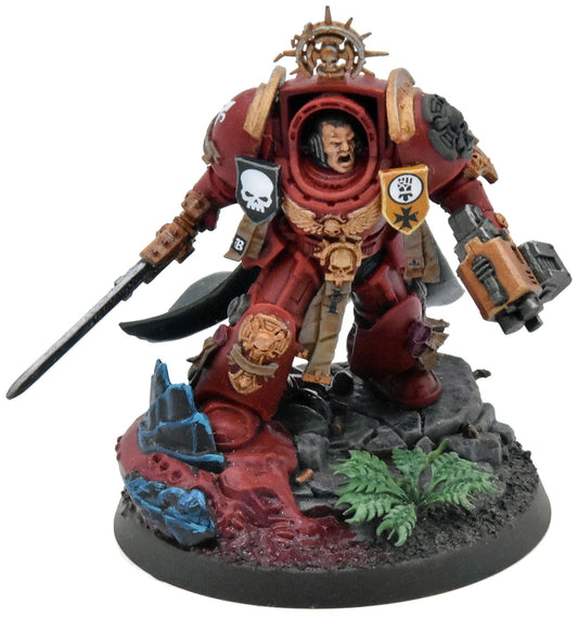 SPACE MARINES Captain in Terminator Armour #1 WELL PAINTED 40K
