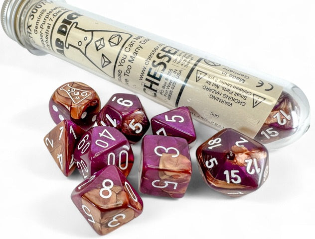 Borealis 7-Die Set Copper-Purple / White