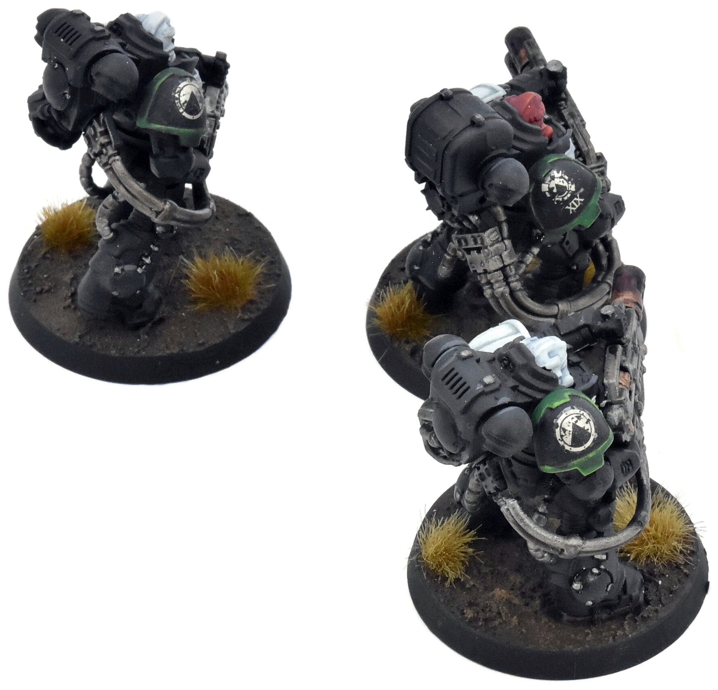 SPACE MARINES 3 Primaris Eradicators #2 WELL PAINTED 40K Raven Guard