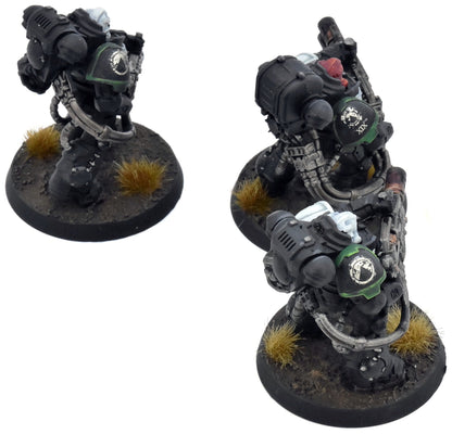 SPACE MARINES 3 Primaris Eradicators #2 WELL PAINTED 40K Raven Guard
