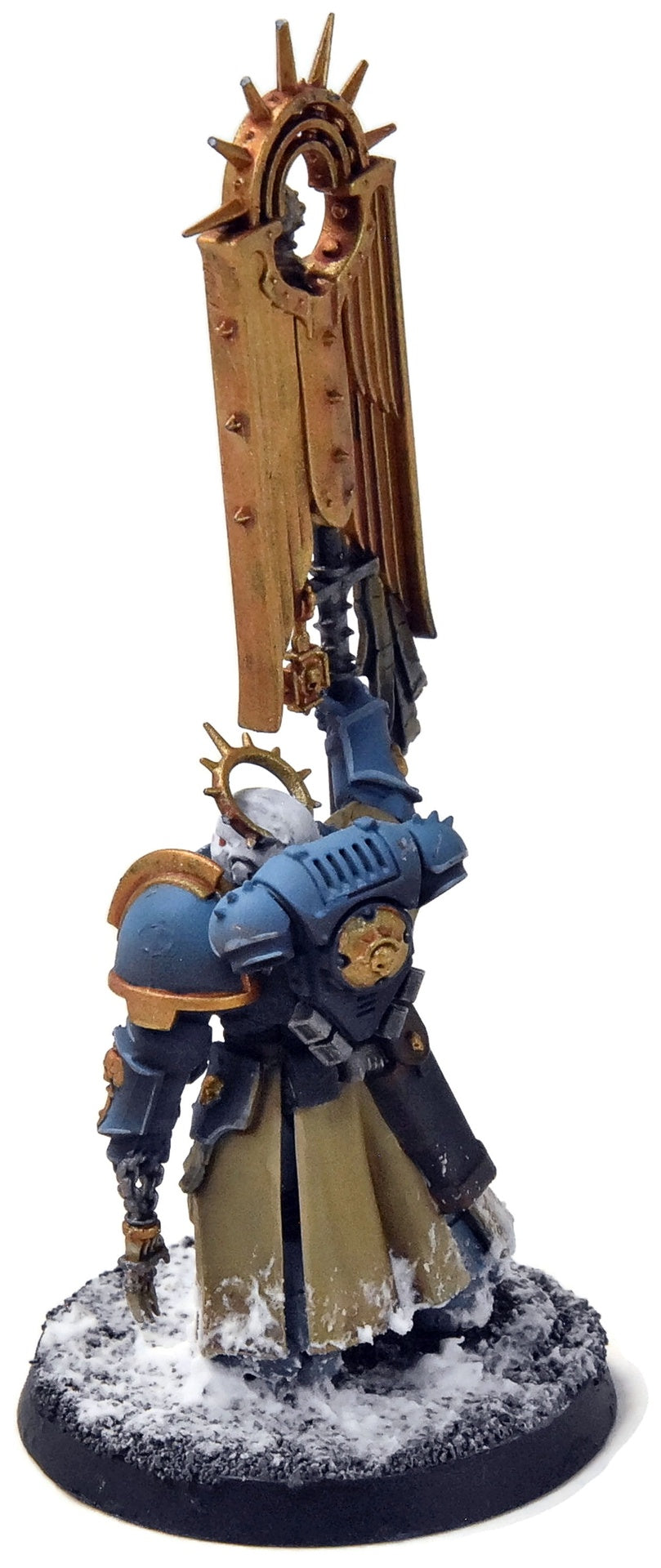 SPACE MARINES Primaris Ancient With Astartes Banner #1 WELL PAINTED 40K