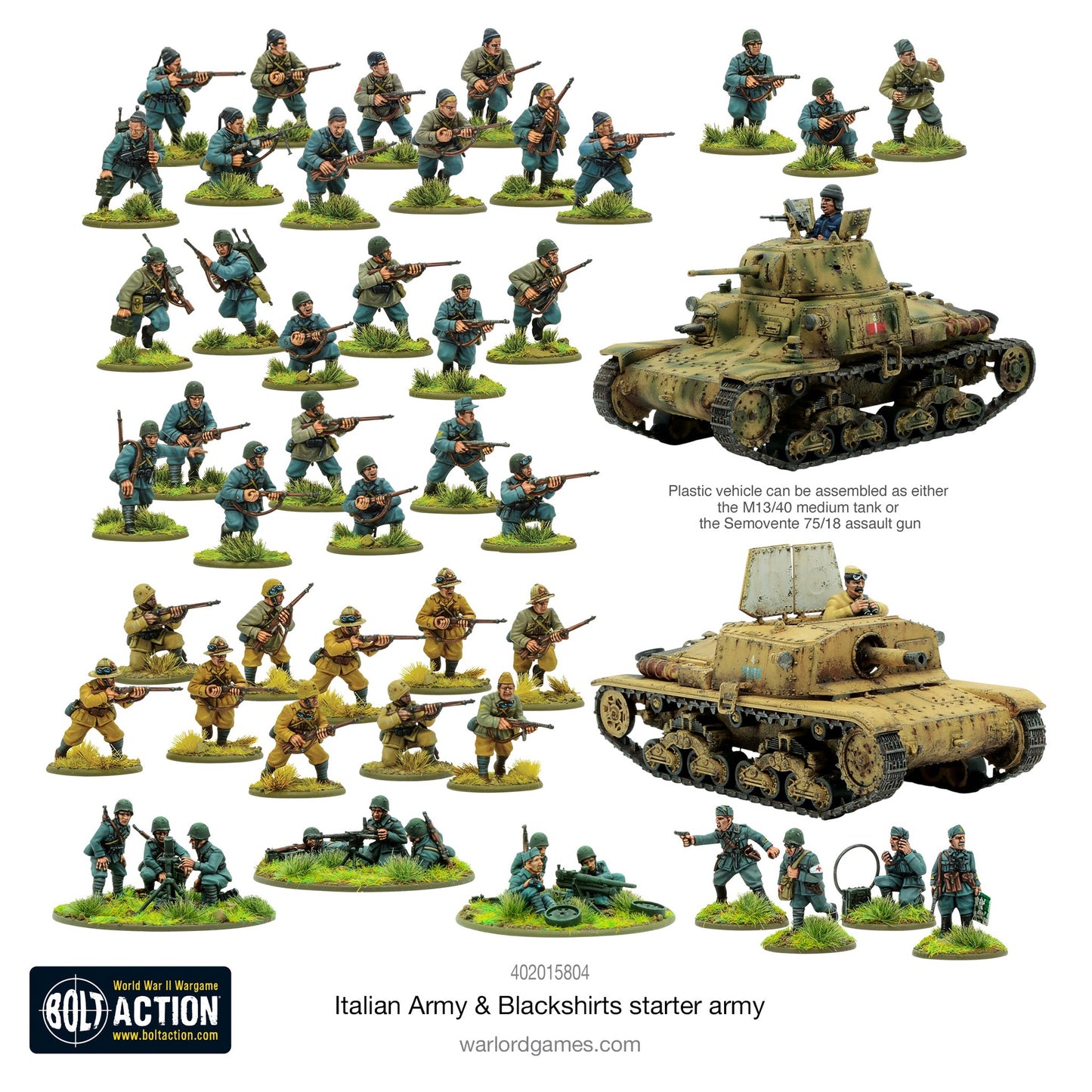 Bolt Action Italian Army & Blackshirts starter army