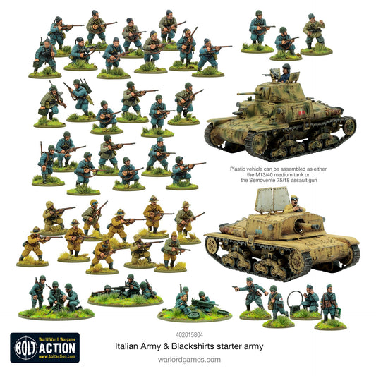 Bolt Action Italian Army & Blackshirts starter army