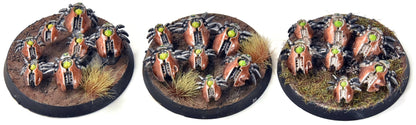 NECRONS 3 Canoptek Scarab Swarms #2 WELL PAINTED Warhammer 40K