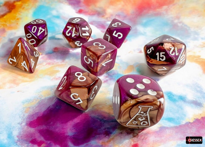 Borealis 7-Die Set Copper-Purple / White