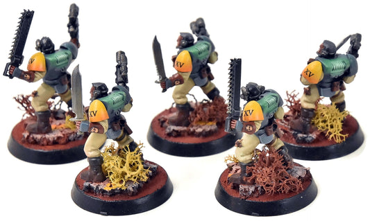SPACE MARINES 5 Scouts #4 PRO PAINTED Warhammer 40K
