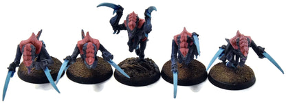 TYRANIDS 10 Hormagants #5 WELL PAINTED Warhammer 40K Brood