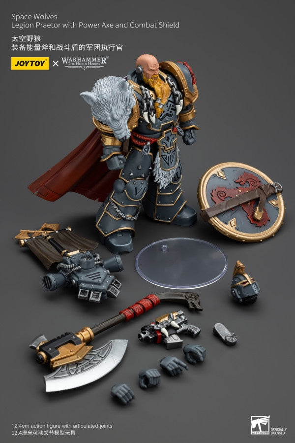 Legion Praetor with Power Axe and Combat Shield Space Wolves Joy Toy