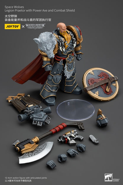 Legion Praetor with Power Axe and Combat Shield Space Wolves Joy Toy