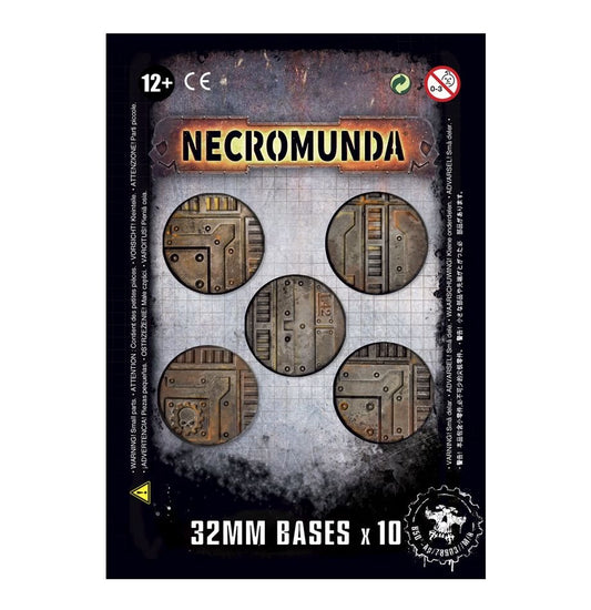 Socles Necromunda 32 mm (*10)