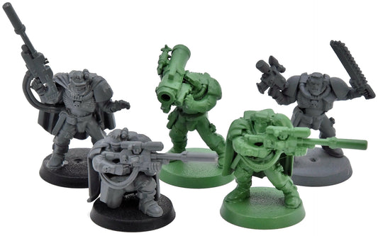 SPACE MARINES 5 Scouts with Sniper Rifles #2 Warhammer 40K