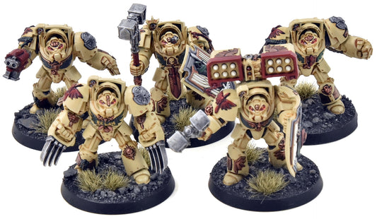 DARK ANGELS 5 Deathwing Terminator Squad #3 PRO PAINTED  40K