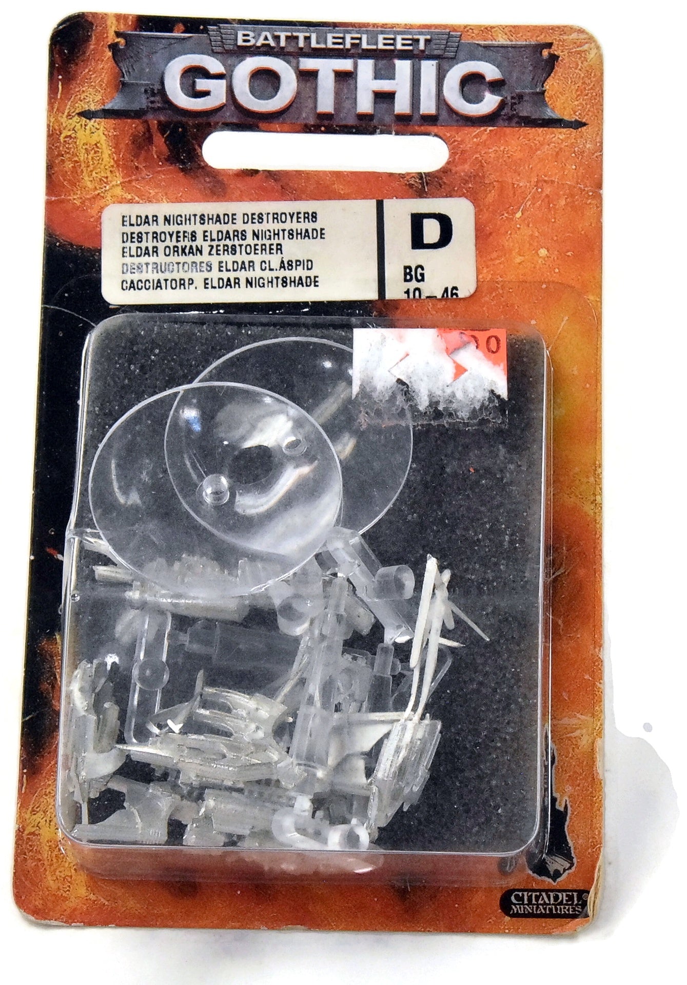 BATTLEFLEET GOTHIC Eldar Nightshade Destroyers METAL Warhammer 40K