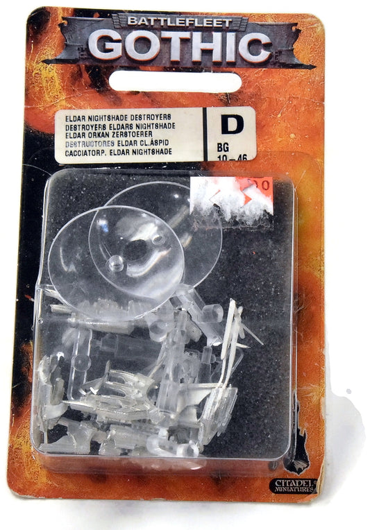 BATTLEFLEET GOTHIC Eldar Nightshade Destroyers METAL Warhammer 40K