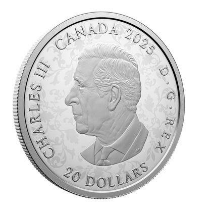 $20 1 oz Fine Silver Coin Celebrating Canada’s Diversity Strength And Abundance 2025 (251113)