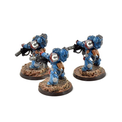 SPACE MARINES 3 Eradicators #2 WELL PAINTED  Warhammer 40K