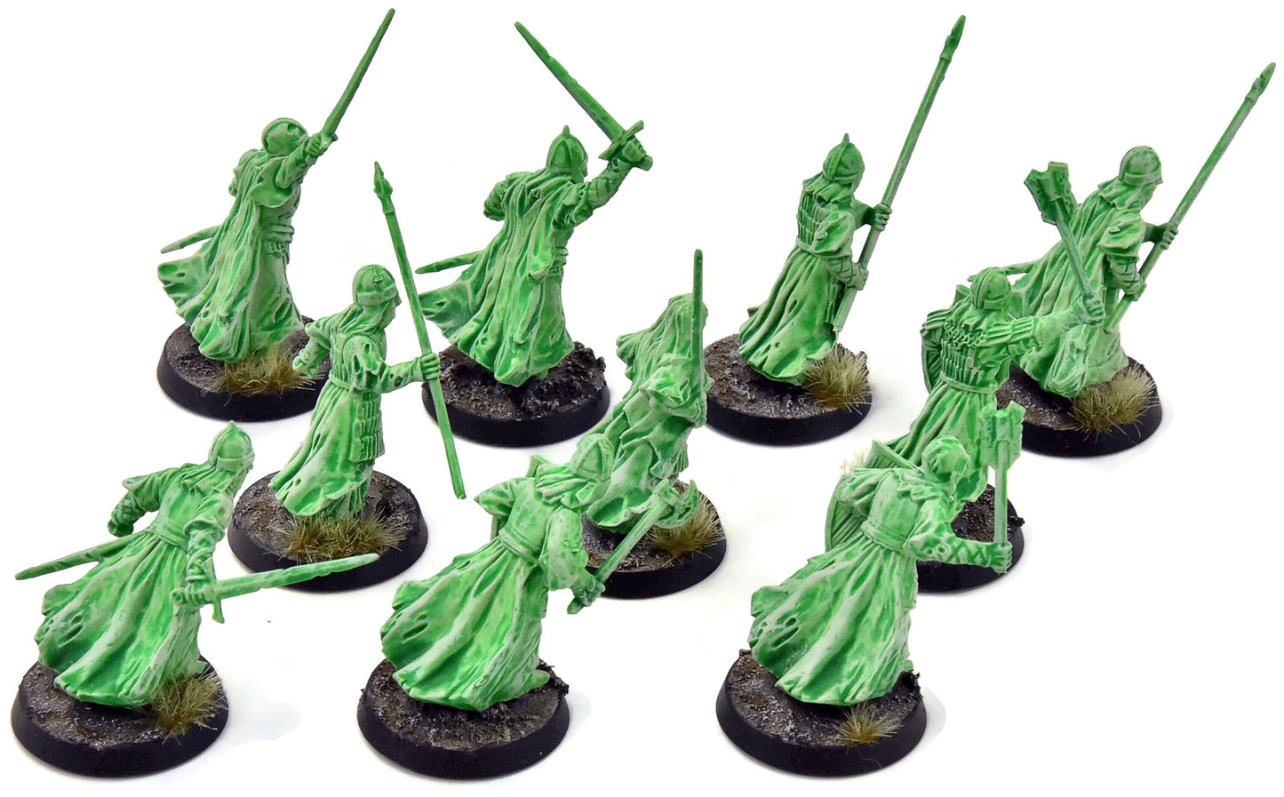 LORD OF THE RINGS 10 Army Of The Dead Warriors #1 WELL PAINTED LOTR