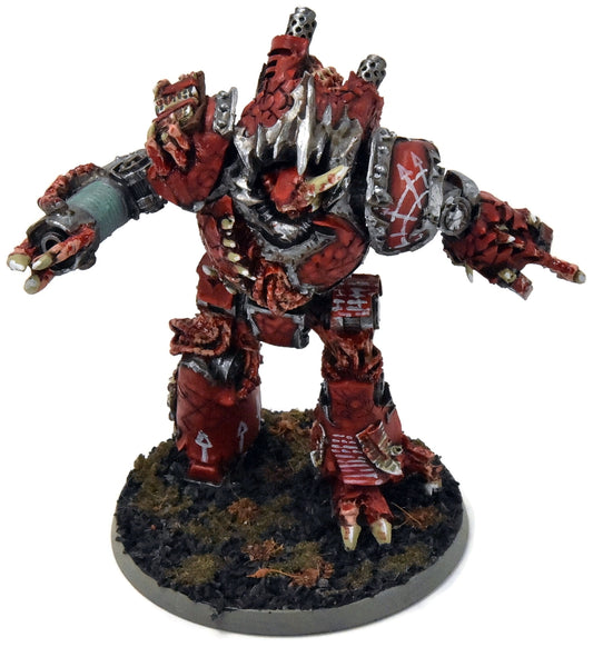 CHAOS SPACE MARINES contemptor dreadnought converted #1 WELL PAINTED 40K