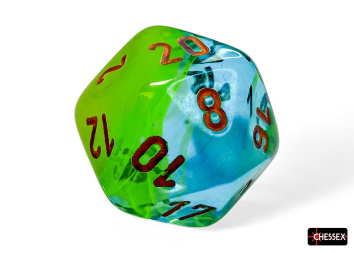 Gemini 7-die Set Plasma Green- Teal/orange Luminary