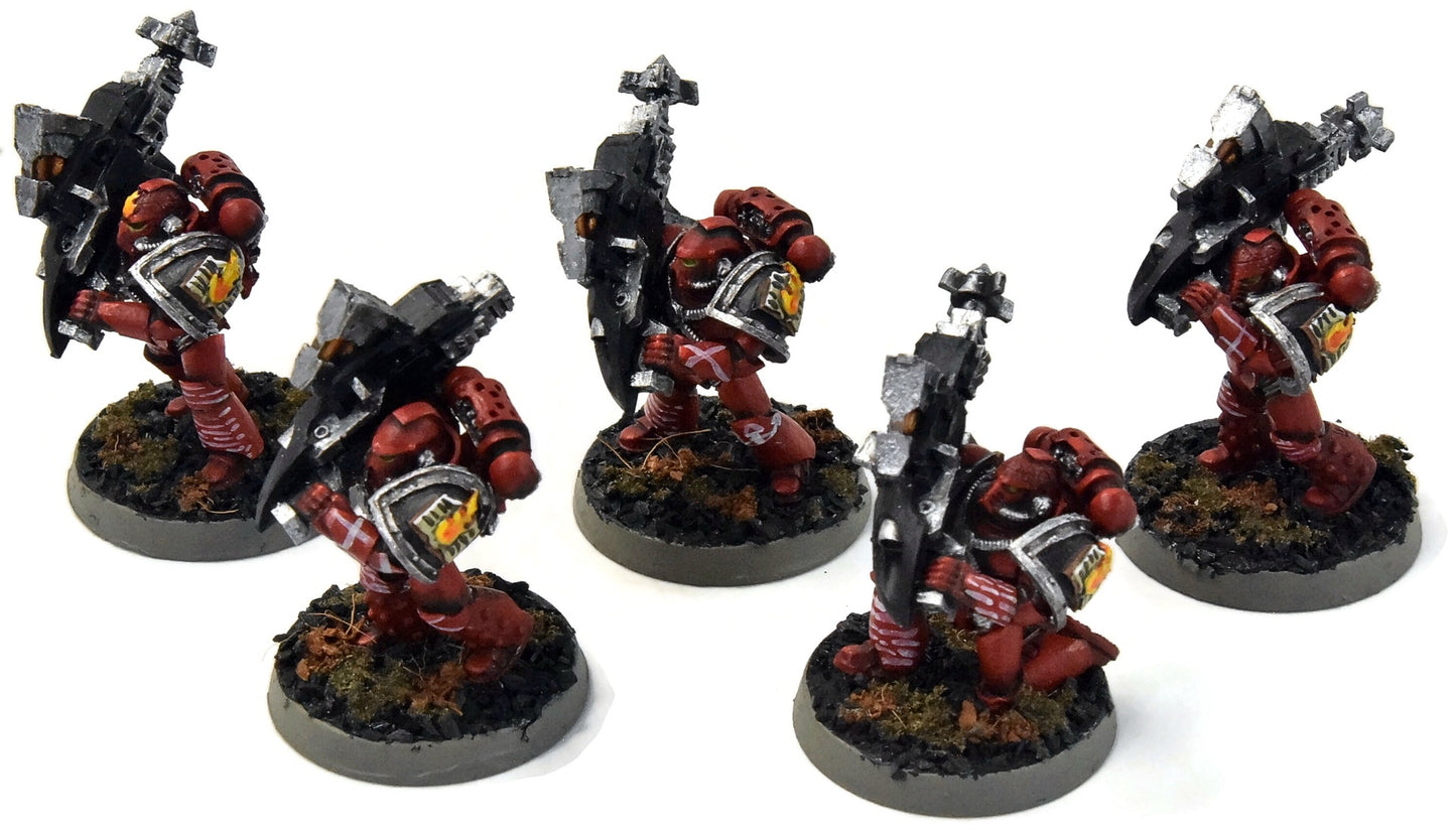 SPACE MARINES Horus Heresy 5 Devastators #2 WELL PAINTED Warhammer 40K