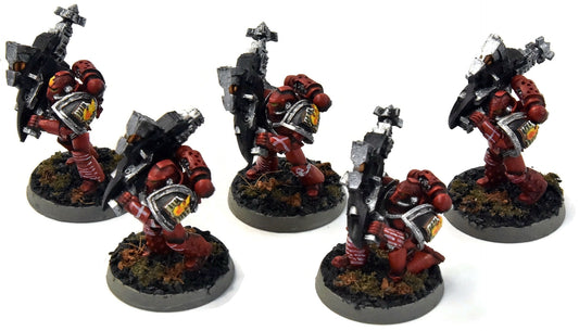 SPACE MARINES Horus Heresy 5 Devastators #2 WELL PAINTED Warhammer 40K