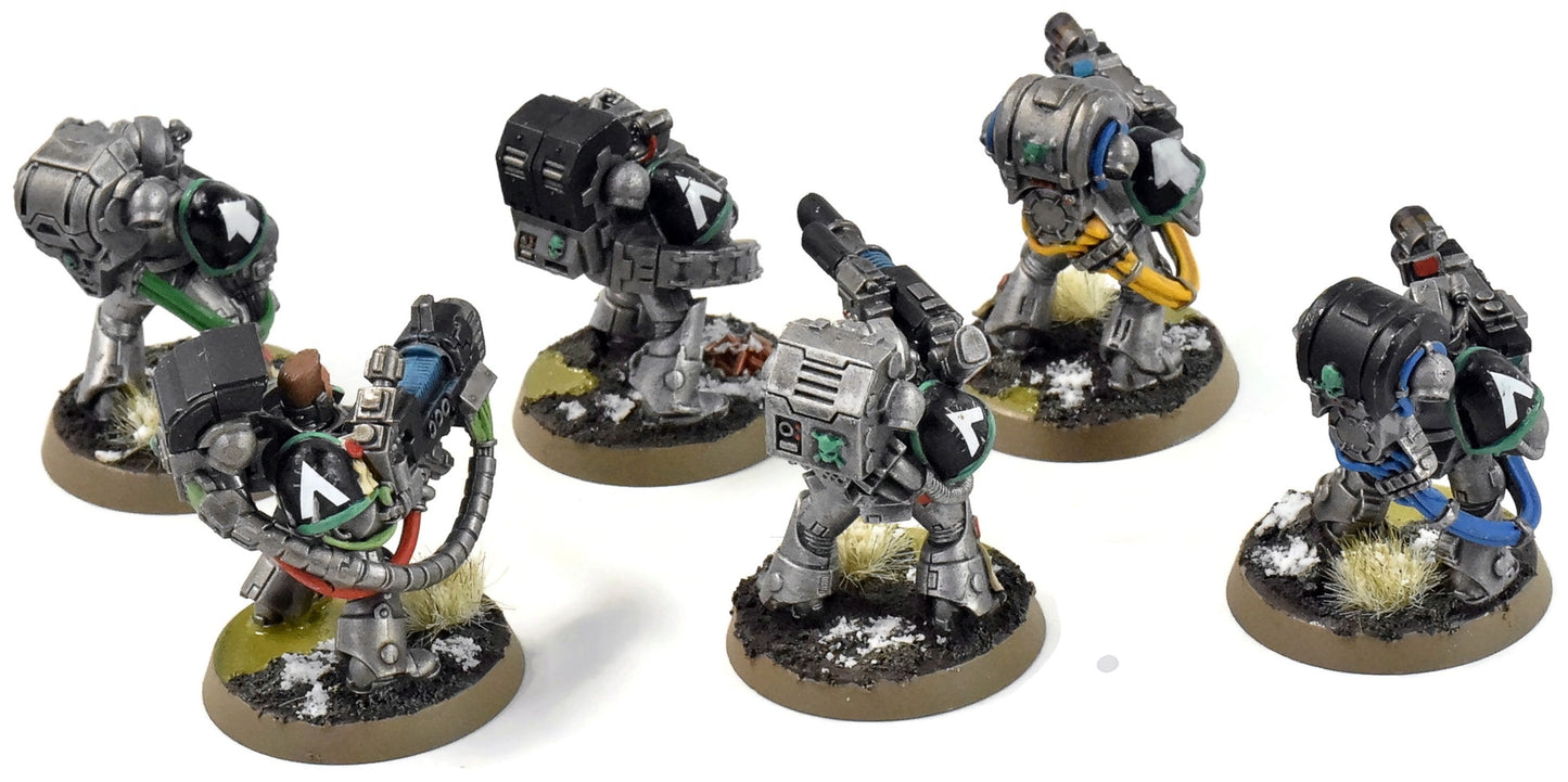 SPACE MARINES 6 Devatators #1 WELL PAINTED Warhammer 40K