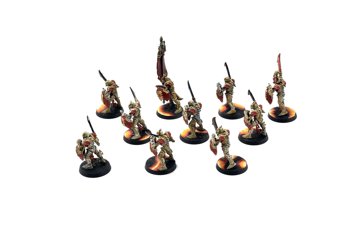 OSSIARCH BONEREAPERS 10 Mortek Guard #1 WELL PAINTED Warhammer Sigmar