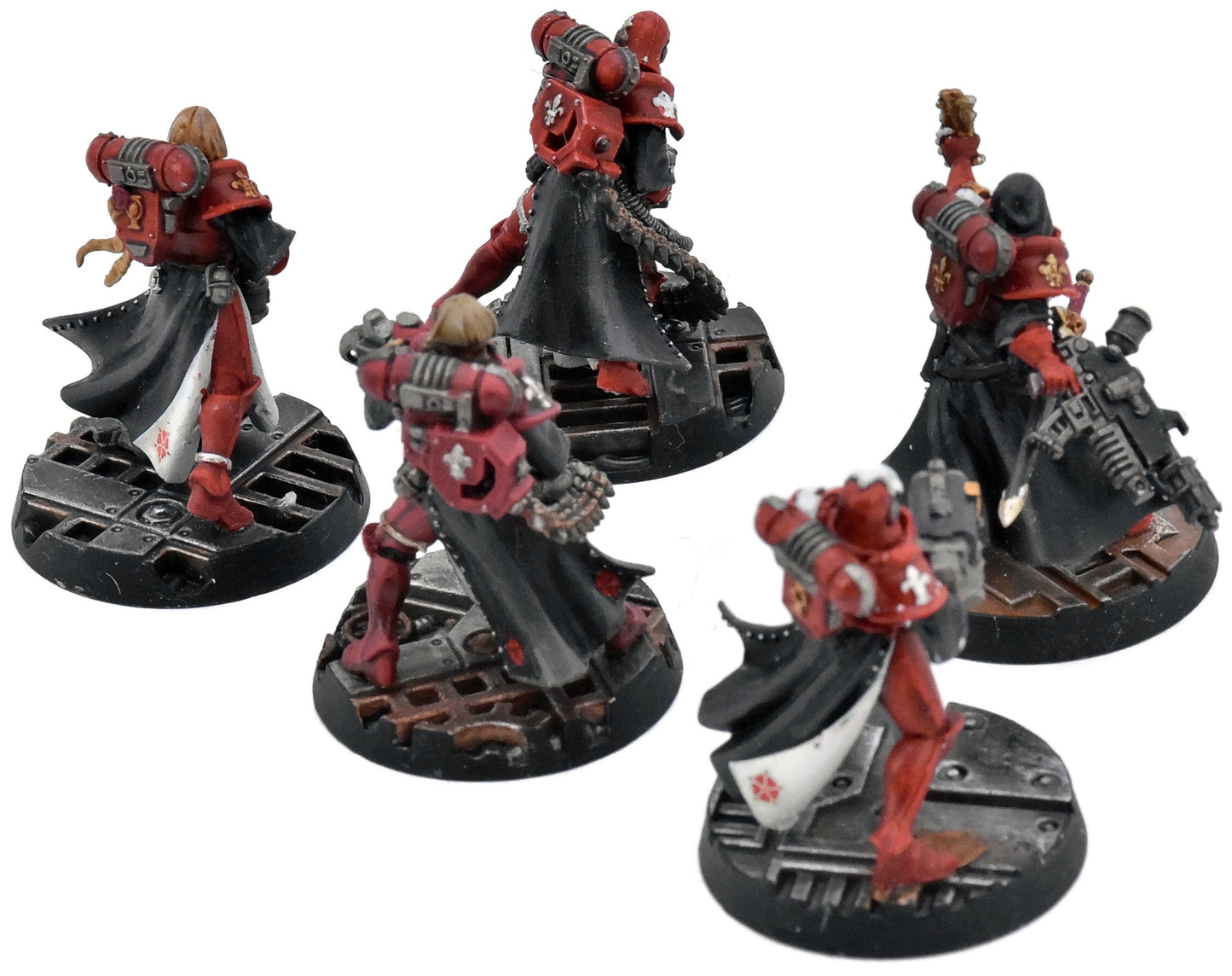 ADEPTA SORORITAS 5 Retributor Squad #1 WELL PAINTED Warhammer 40K