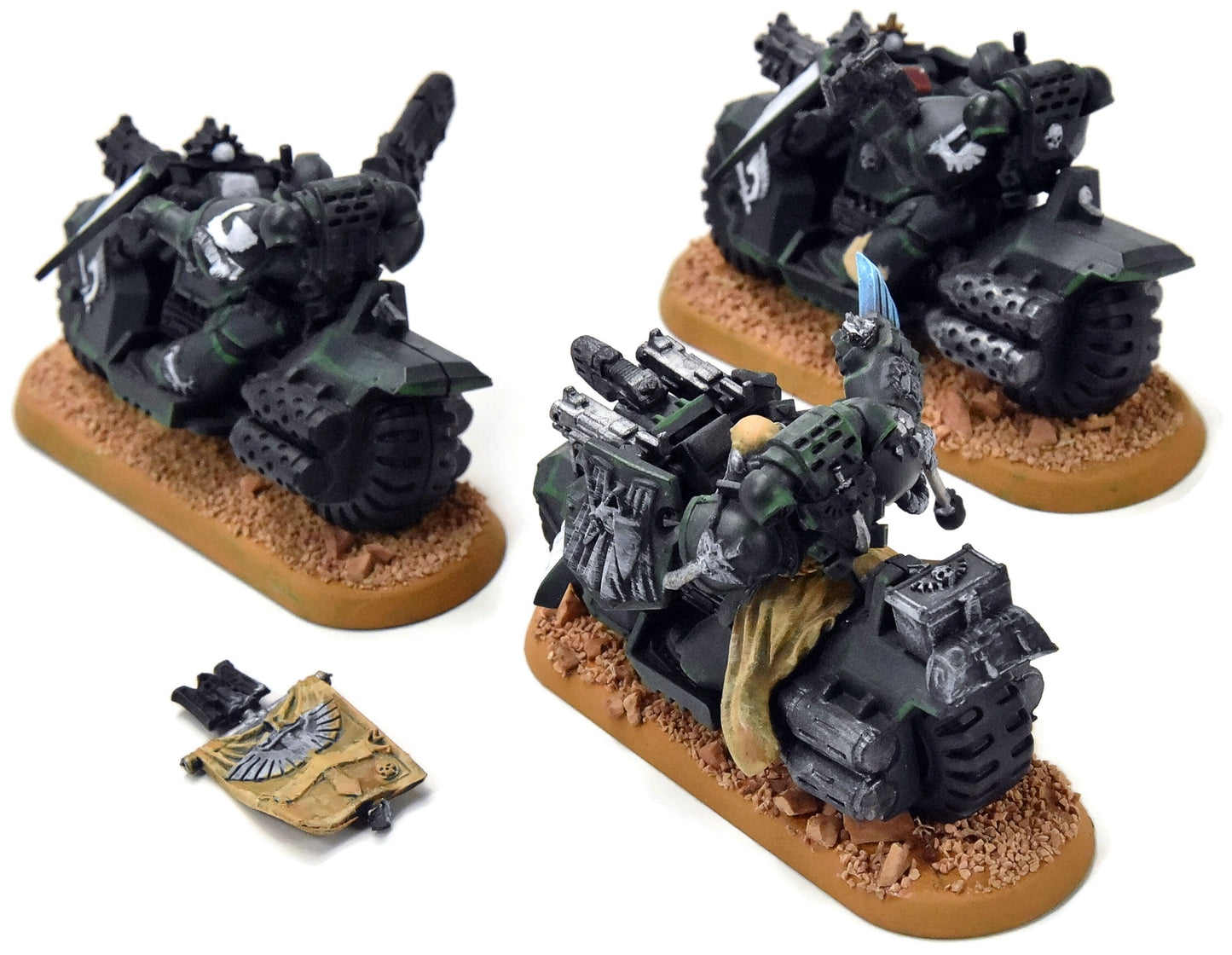 DARK ANGELS 3 Ravenwing Bike Squadron #4 Warhammer 40K