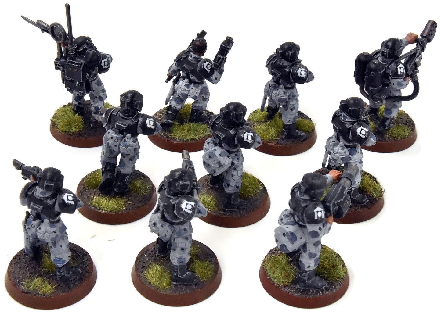 ASTRA MILITARIUM 10 Cadian Shock Troops #9 WELL-PAINTED Warhammer 40K