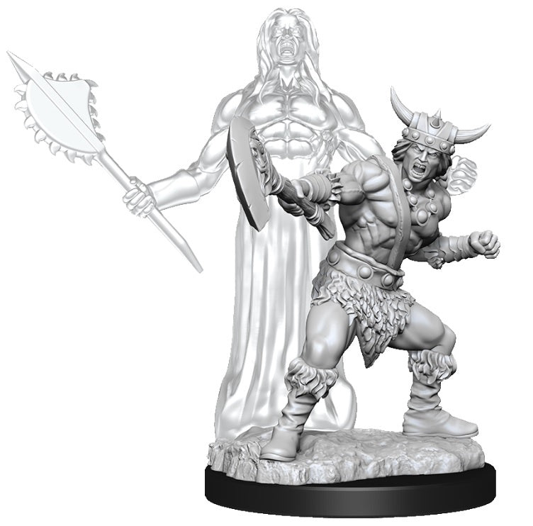 D&D Unpainted Minis Wv11 Male Human Barbarian