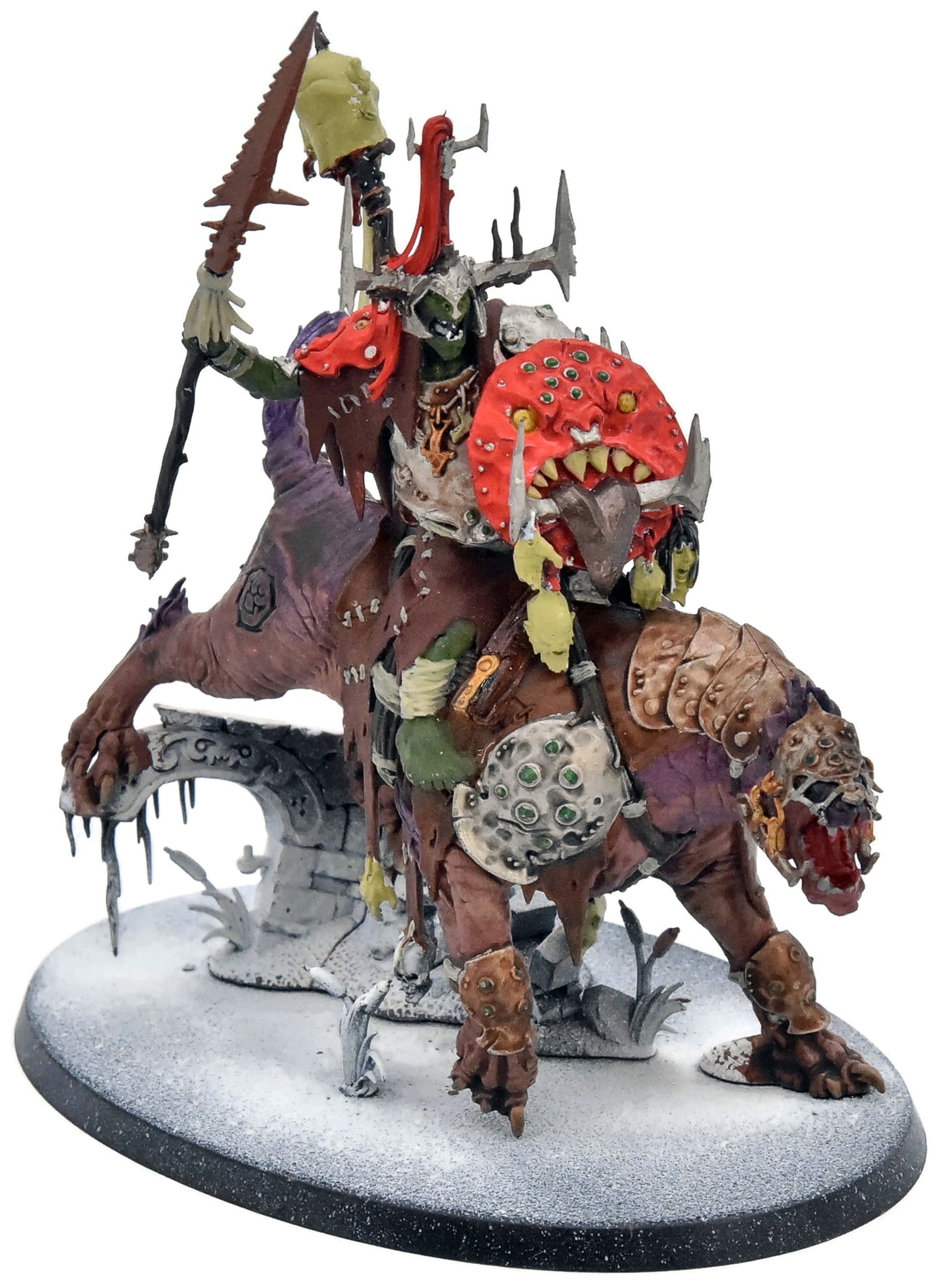 ORRUK WARCLANS Killaboss on Great Gnashtoof #1 Sigmar 2032