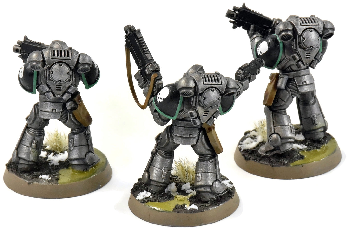SPACE MARINES 3 Primaris Intercessors #1 WELL PAINTED Warhammer 40K
