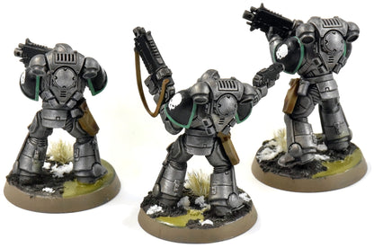 SPACE MARINES 3 Primaris Intercessors #1 WELL PAINTED Warhammer 40K