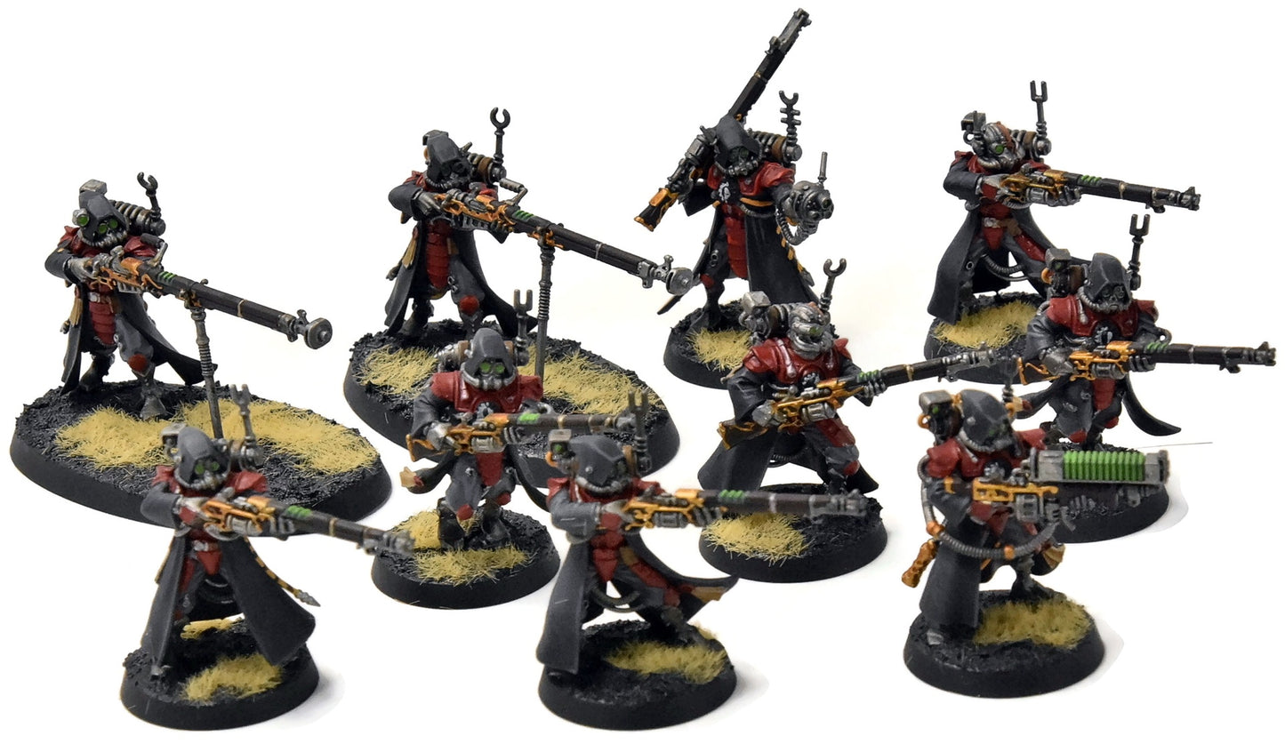 ADEPTUS MECHANICUS 10 Skitarii Rangers #3 WELL PAINTED Warhammer 40K
