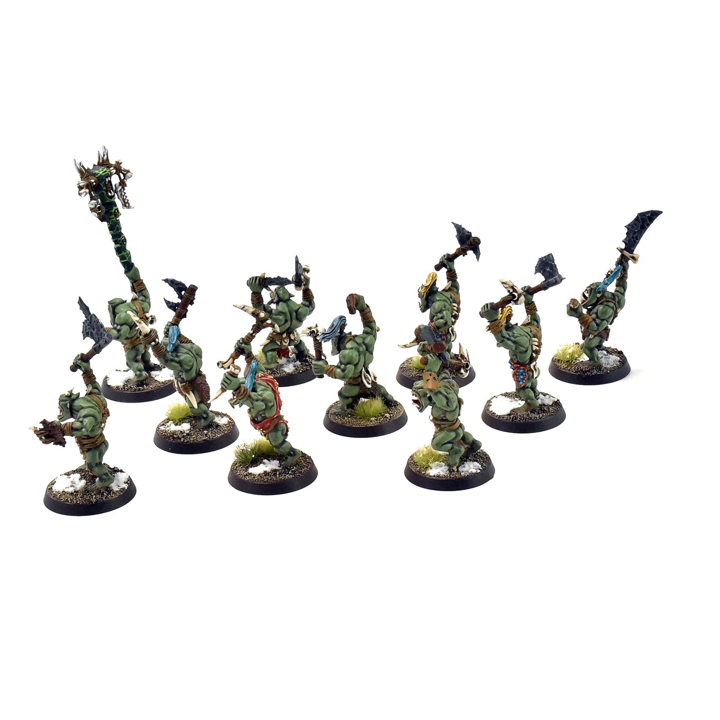 ORRUK WARCLANS 10 Savage Orruks #1 PRO PAINTED Sigmar
