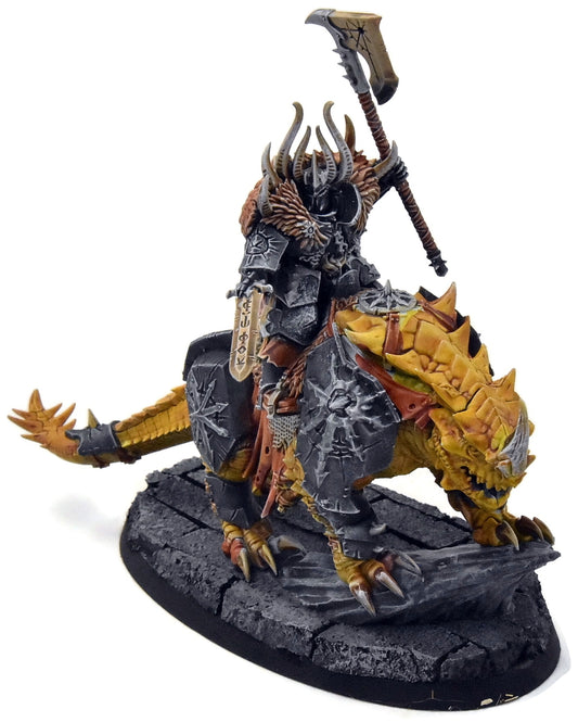 SLAVES TO DARKNESS Lord On Karkadrak #1 WELL PAINTED Warhammer Sigmar