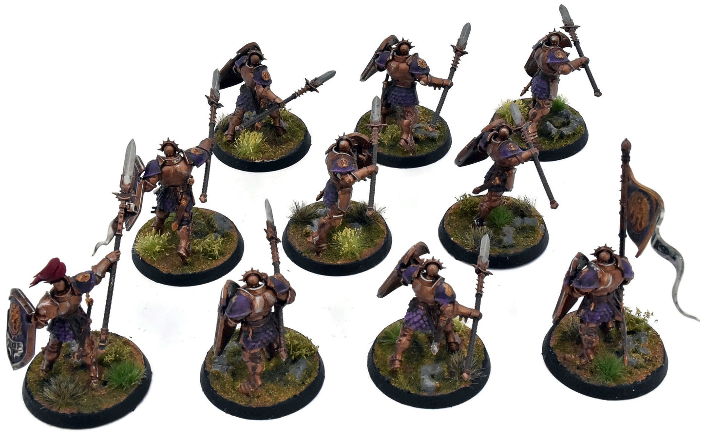 STORMCAST ETERNALS 10 Vindictors #1 WELL PAINTED Warhammer Sigmar 0349