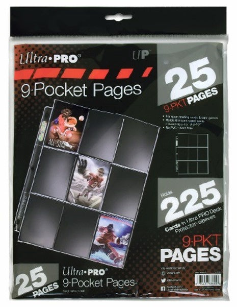 Ultra Pro Page 9 Pockets Pro Silver Series X 25